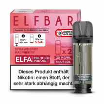 ELFBAR Elfa Liquidpod Strawberry Raspberry 20mg/ml 2er