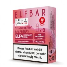 ELFBAR Elfa Liquidpod Strawberry Raspberry 20mg/ml 2er