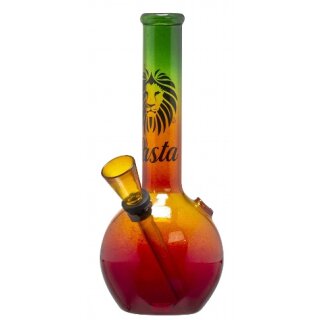 Bong Glas Rasta bunt 16cm