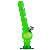 Bong Acryl Hanf grün 20cm