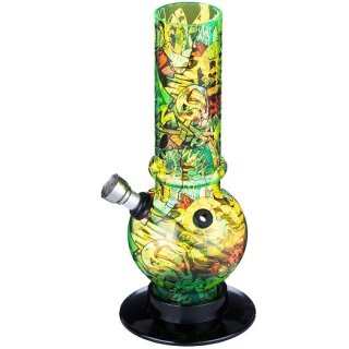 Bong Acryl bunt Graffiti 20cm