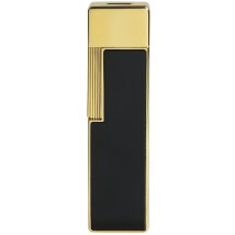 St.Dupont Feuerzeug Twiggy schwarz/gold 030002