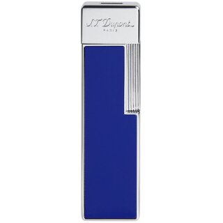 St.Dupont Feuerzeug Twiggy blau/chrom 030005