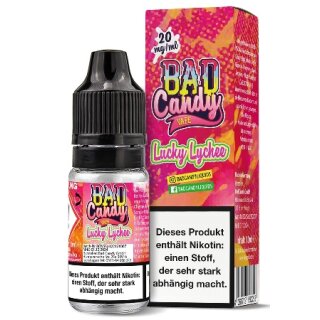 BAD CANDY Liquid Lucky Lychee (Litschi, Zitrone, Maracuja) 20mg/ml 10ml