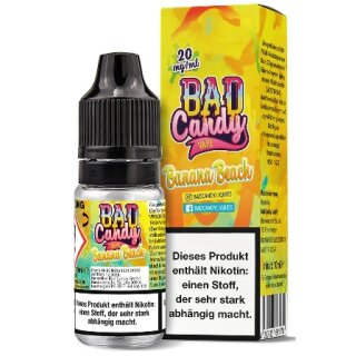 BAD CANDY Liquid Banana Beach (Banane, Milch, Vanilleeis) 20mg/ml 10ml