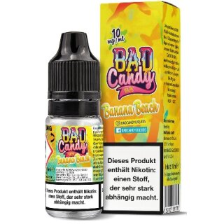 BAD CANDY Liquid Banana Beach (Banane, Milch, Vanilleeis) 10mg/ml 10ml