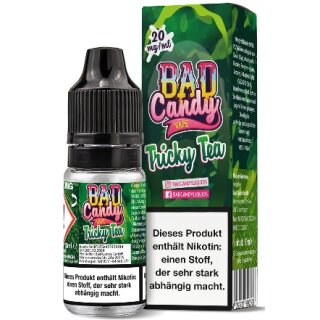 BAD CANDY Liquid Tricky Tea  (Grüner Tee, Limette, Mango, Birne ) 20mg/ml 10ml