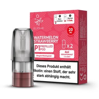 ELFBAR Mate 500 Liquidpod Watermelon Strawberry 20mg/ml 2er