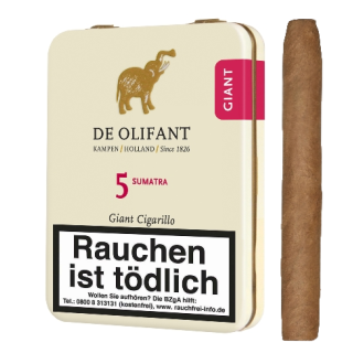 DE OLIFANT Modern Sumatra Giant Cigarillo