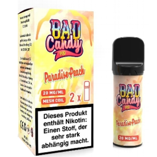 BAD CANDY Liquidpod Paradise Peach  (Pfirsich, Maracuja) 20 mg/ml 2er