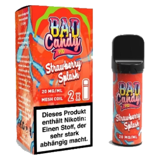 BAD CANDY Liquidpod Strawberry Splash (Erdbeere, Zitrone) 20 mg/ml 2er