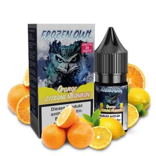 FROZEN OWL Liquid Orange Zitronenbonbon 10ml 20mg/ml