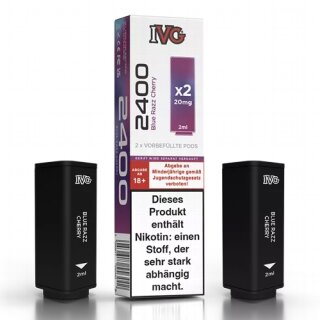 IVG 2400 Liquidpod Blue Razz Cherry (Himbeere, Sauerkirsche) 20mg/ml 2er