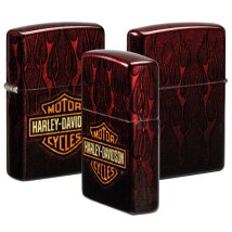 Zippo Harley-Davidson Tumbled Messing 60007097