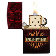 Zippo Harley-Davidson Tumbled Messing 60007097