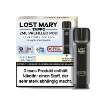 LOST MARY Tappo Pod Blue Razz Lemonade 20mg/ml 2er