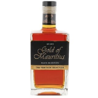 Gold of Mauritius Black 48 Edition Rum 0.7l