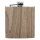 Flachmann Edelstahl/Holz dunkelbraun 6oz/180ml