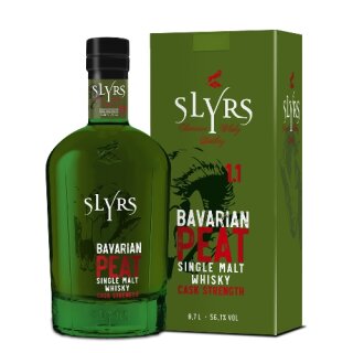 Slyrs Bavarian Peat Cask Strength 0,7l