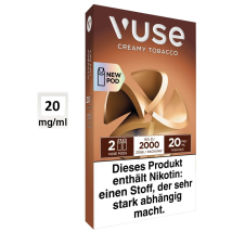 VUSE Pods Creamy Tobacco 20mg/ml 2er
