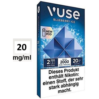 E-Kartusche VUSE Pod Blueberry Ice 20mg 2 Caps