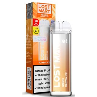 ELFBAR E-Shisha Lost Mary QM600 Marygy Ice 20mg/ml