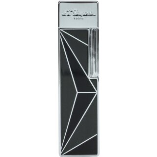 St.Dupont Feuerzeug Twiggy schwarz/chrom 030070