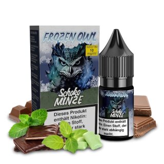 FROZEN OWL Liquid Schoko Minze 10ml 10mg/ml