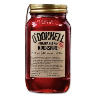 O´Donnell Moonshine Rhababeera Likör 0,7l