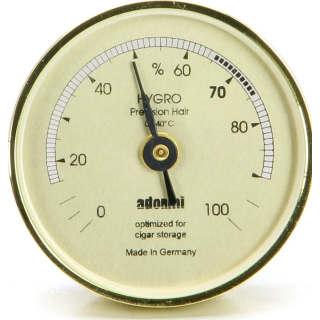 ADORINI Haarhygrometer analog gold 4,5cm