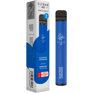 ELFBAR E-Shisha 600 Blue Razz Lemonade 0mg/ml