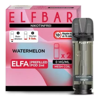 ELFBAR Elfa Liquidpod Watermelon 0mg/ml 2er