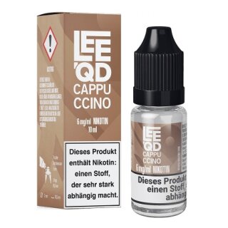 LEEQD E-Liquid Crazy Cappuccino 6mg/ml 10ml