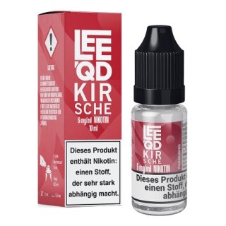 LEEQD E-Liquid Kirsche 6mg/ml 10ml