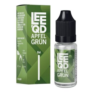 LEEQD E-Liquid Apfel grün 0mg/ml 10ml