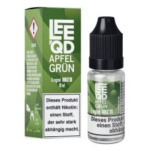 LEEQD E-Liquid Apfel grün 6mg/ml 10ml