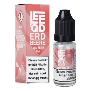 LEEQD E-Liquid Erdbeere 6mg/ml 10ml