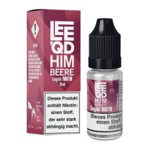 E-Liquid LEEQD Fruit Himbeere 6mg 50 PG / 50 VG