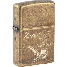 Zippo Pfeifenfeuerzeug messing antik 60007245