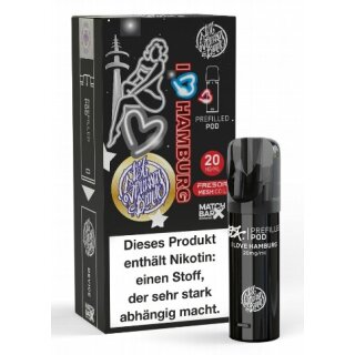 187 Strassenbande Liquidpod I love Hamburg 20mg/ml 1er