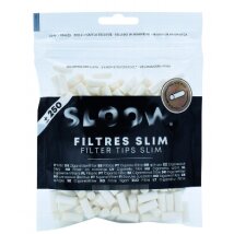 SLOOW Black Filter Tips Slim 6mm 250er