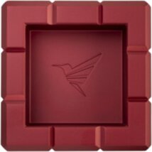 COLIBRI Cigarrenascher Heritage Cube rot 4 Ablg.