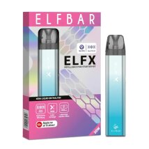 ELFBAR E-Zigarette ELFX Kit silver blue