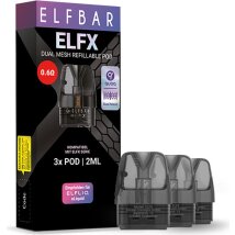 ELFBAR ELFX Refillabel Pod 0,6 Ohm 3er