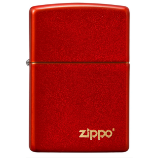 Zippo Metallic Red mit Logo 60005762