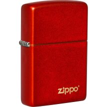 Zippo Metallic Red mit Logo 60005762