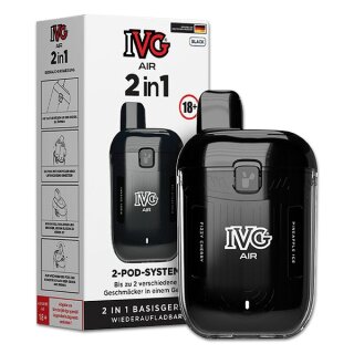 IVG Air Pod 2-in-1 E-Zigarette schwarz