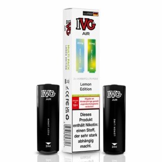 IVG Air Liquidpod Lemon Edition (Limette, Zitrone) 20mg/ml 2er